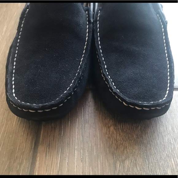 UGG Men’s Navy Bel Air Venetian Loafers SZ 7.5 - Picture 3 of 7